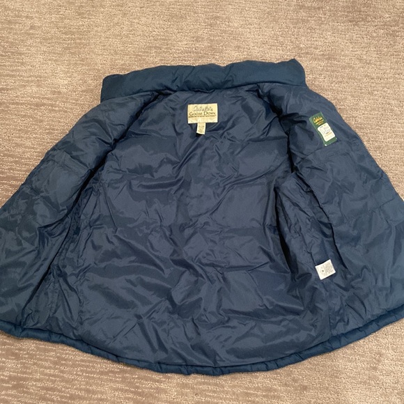 Cabela’s navy blue goose down vest, Sz XL (youth?) - Picture 5 of 5